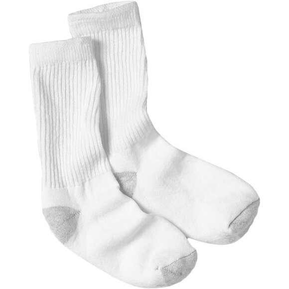 ✨ Hanes Moisture-Wicking Socks Women White Value Crew Soft Cool fabric Socks - Picture 1 of 1